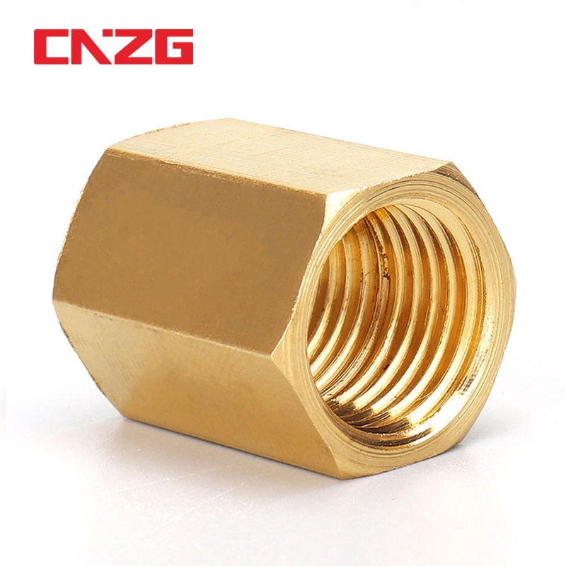 Quality Must Brass Pipe Fitting Copper Hose Hex Coupling Coupler Fast Connetor Female Thread 1/8 1/4 3/8 1/2 3/4 Wate... - Image 5