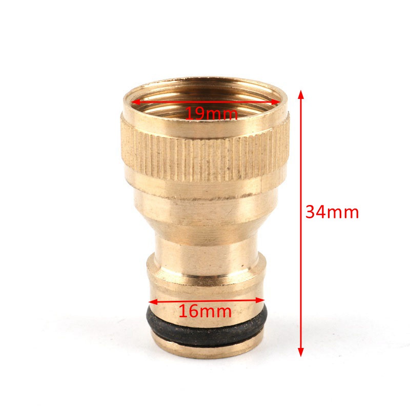 Multi Premium 1pc Brass 1/2" 3/4“ 1 Inch Thread Quick Connector Garden Irrigation Faucet Nozzle Adapter Water Joints - Image 3