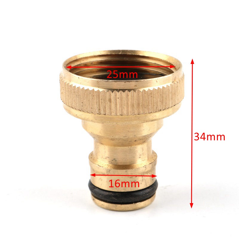 Multi Premium 1pc Brass 1/2" 3/4“ 1 Inch Thread Quick Connector Garden Irrigation Faucet Nozzle Adapter Water Joints - Image 4
