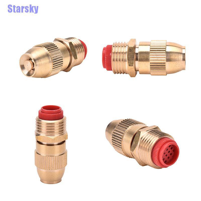 Quality Must Starsky Adjustable Water Flow Brass Spray Misting Nozzles Garden Head - Image 2