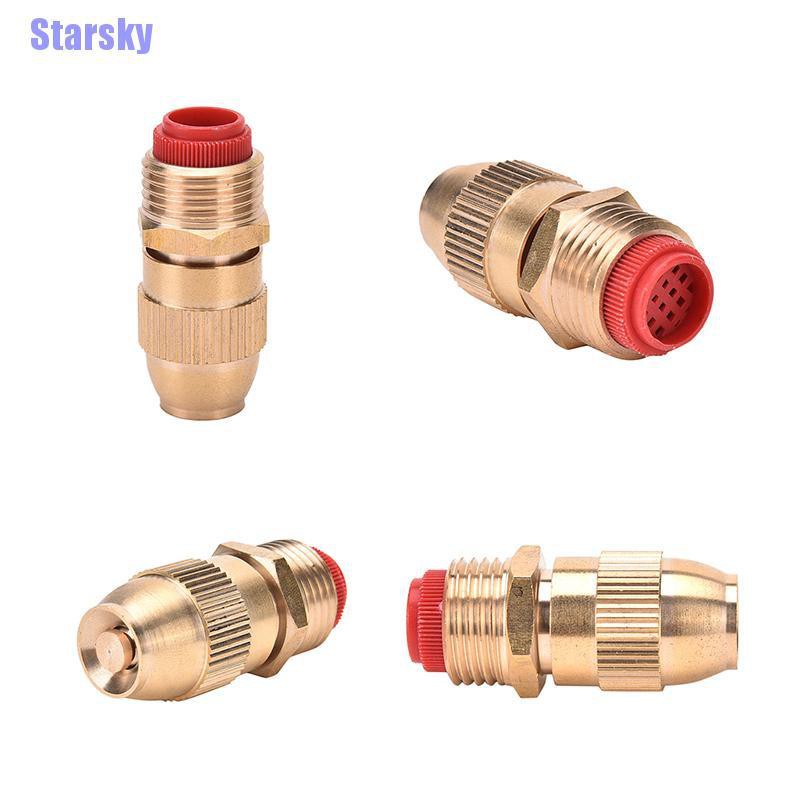 Quality Must Starsky Adjustable Water Flow Brass Spray Misting Nozzles Garden Head - Image 3