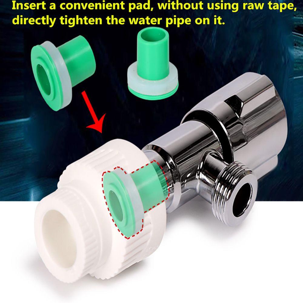 Have Must QQMALL 10pcs Pipe Fitting End Cap Leak-proof Plumbing Accessories Plugs Sealing Ring PPR Gasket Faucet Valv... - Image 5