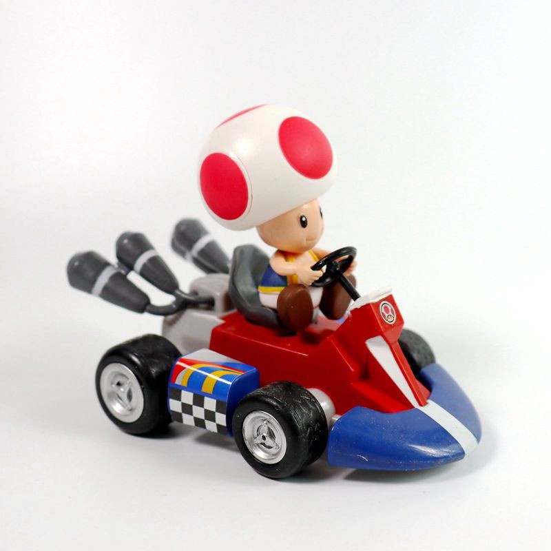 Must Durable Ready StocKSuper Mario Kart Princess Peach Pull Back Figure Car PVC Toy Collection Gifts Kids - Image 2