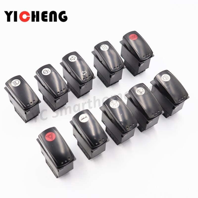 Have Durable 1pcs High quality waterproof dustproof rocker switch engineering vehicle/agricultural vehicle/Boat LED l... - Image 2