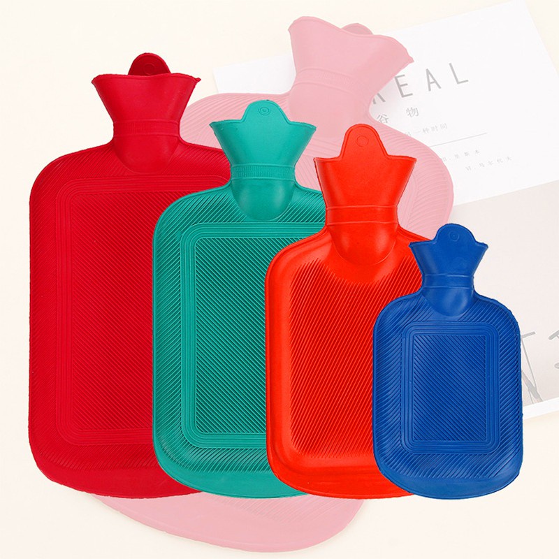 Chic Casual Four Size Thick Rubber Hot Water Bottle Bag Warm Relaxing Heat Cold Therapy Portable - Image 5