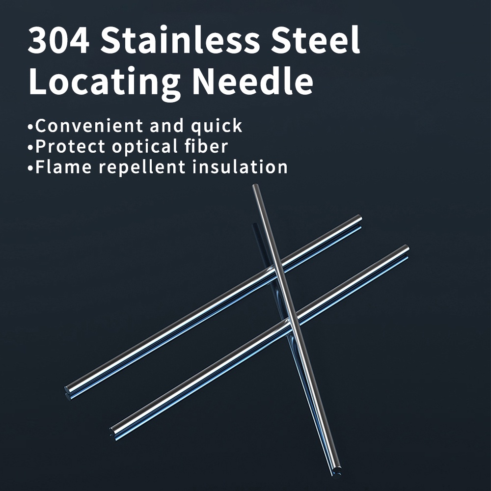 Premium Must 100pcs Fiber Heat Shrink Tube Single Steel Needle Optical Shrinkable 60mm Optic Splicing Protectio Quality - Image 5
