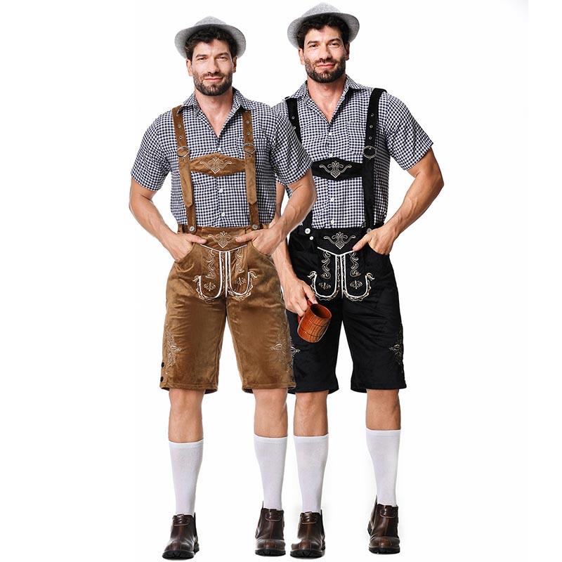 Bavarian Octoberfest German Beer Costume Halloween Cosplay Outfit