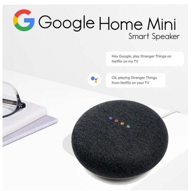 Google Mini Smart Speaker 1st Generation Google Assistant Bluetooth Speaker Google Home Mini (Charcoal)