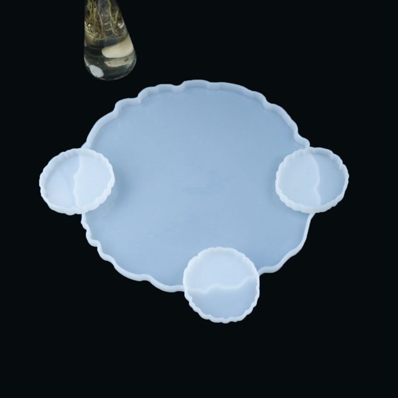 Versatile Reliable INF Crystal Epoxy Resin Mold Round Tray Casting Silicone Mould Handmade DIY Crafts Durable Must - Image 3