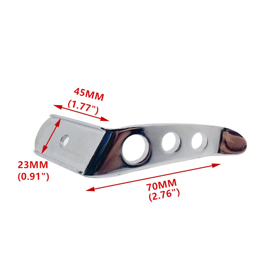 Essential Must Chrome Motorcycle Kickstand Stand Extension Foot Pedal Support Harley Touring Road King Street Electra... - Image 5