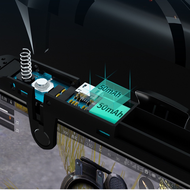 Premium Essential Enhanced controller Pulse continuous emission Joystick rechargeable Trigger PUBG Gamepad phones - Image 2