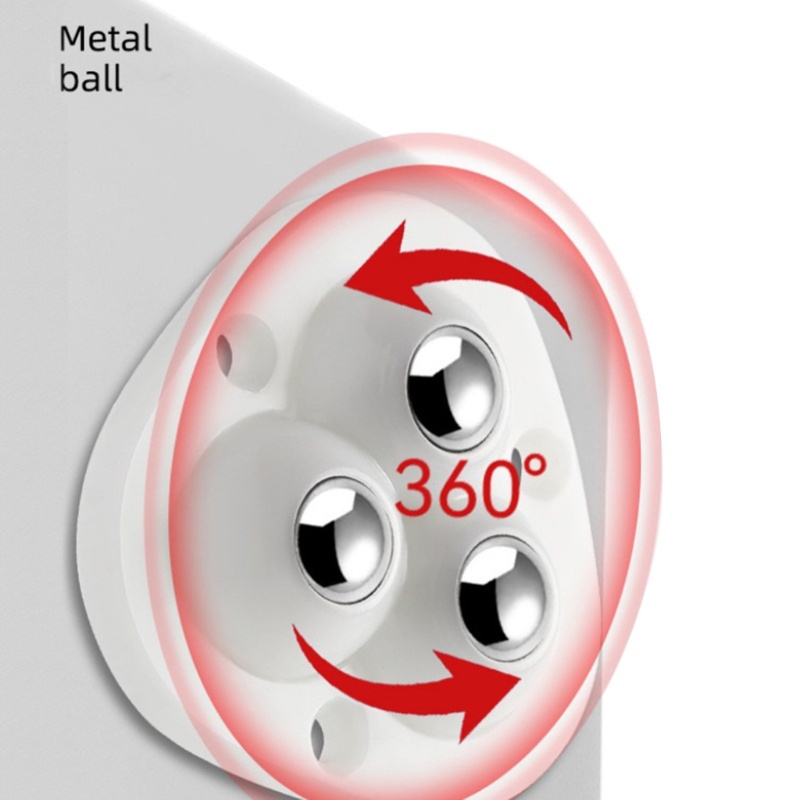 Versatile Premium BT 4 Pcs Rotatable Caster Self Adhesive Universal Mini Swivel Wheel Essential - Image 2