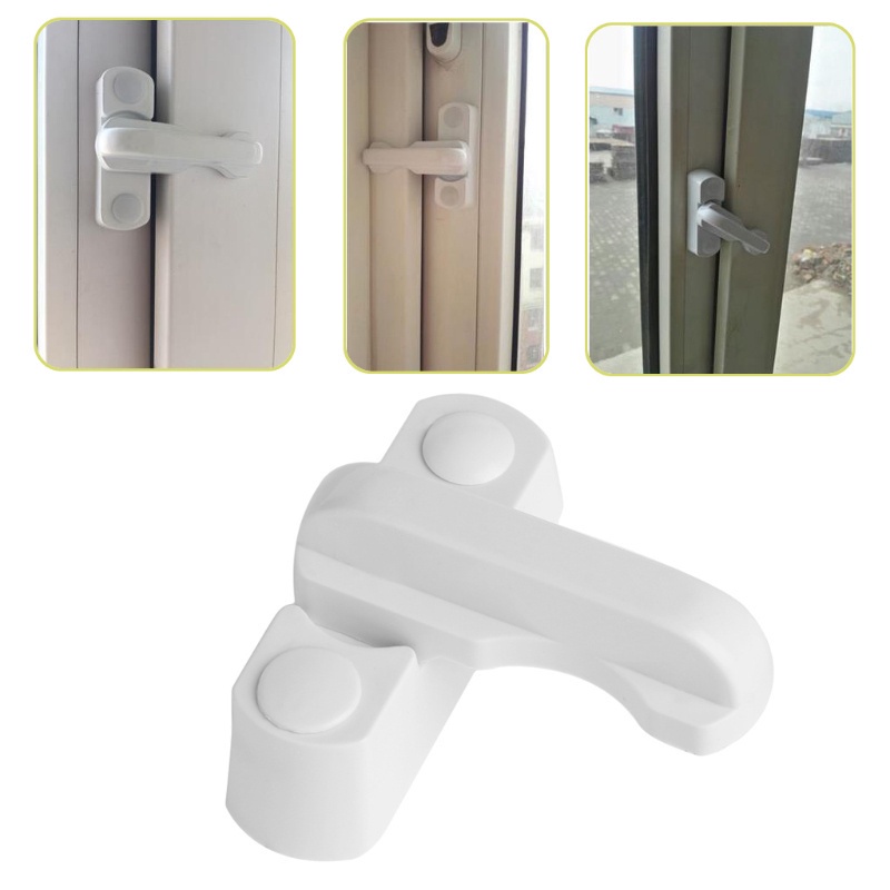 Durable Have btsg* Plastic Child Safe Security Window Door Sash Lock Safety Lever Handle Sweep Latch Versatile - Image 2