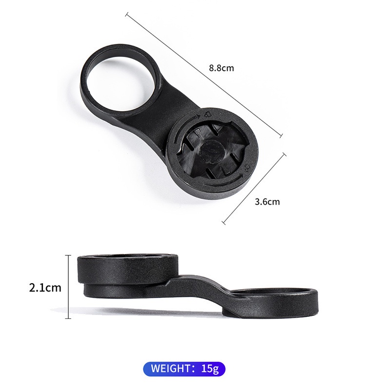 Elegant Chronograph Bicycle Stem Computer Mount Portable Road Mountain Bike Speedmeter Holder 360degree Rotation Stop... - Image 3