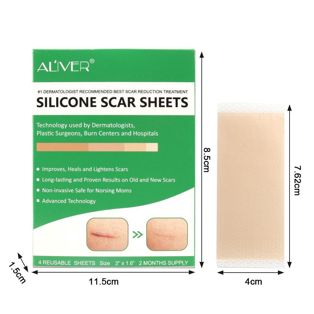 Must Reliable ALIVER Scar Sheets Medical Silicone Gel Strips Patch Tape Sheet Treatm - Image 4