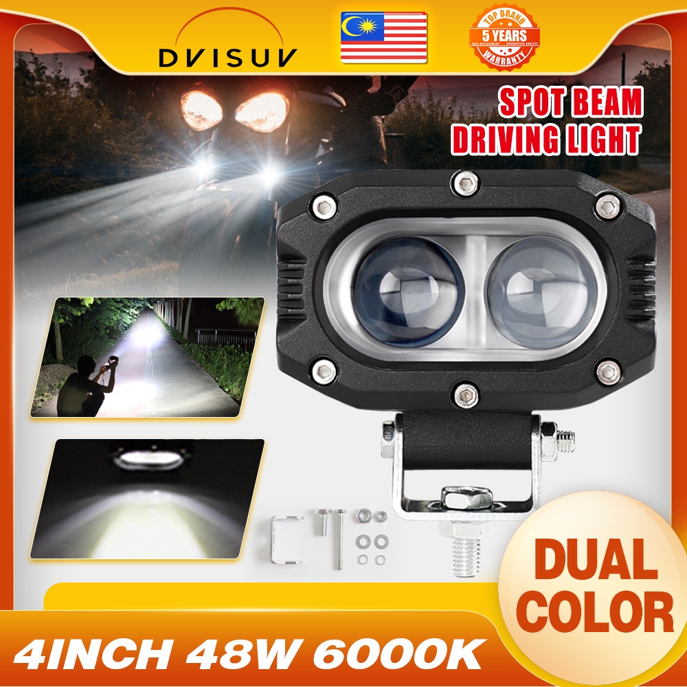 Quality Multi DVISUV Motorcycle Lights Led Work Light Spot Headlights Car 4x4 Offroad Truck SUV AVT 12V 24V Headlamp - Image 4