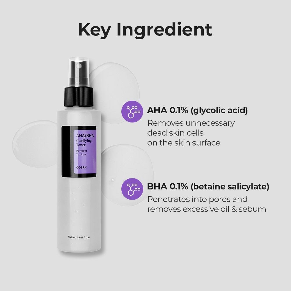 Durable Purpose AHA/BHA Clarifying treatment toner 30ml acne prone skin_AHA 0.1% BHA Premium - Image 2
