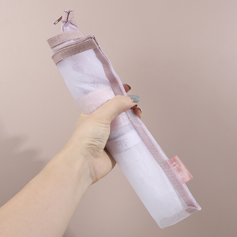 Travel Casual Students Account Classification Document Bags Transparent PVC Mesh Subject Bag Large Capacity Gridding ... - Image 3