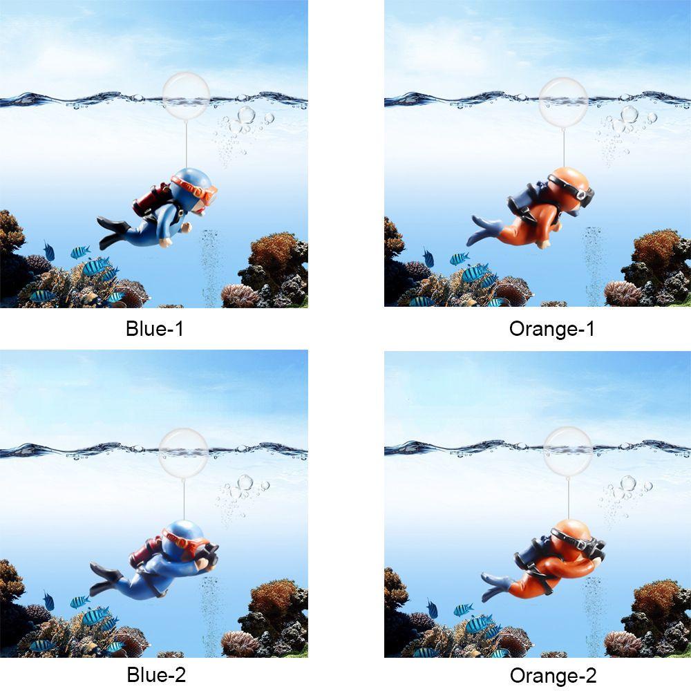 Multi Have LONTIME Resin Aquarium Decoration Floating Pendant Accessories Fish Tank Diver/Multicolor Essential Purpose - Image 5