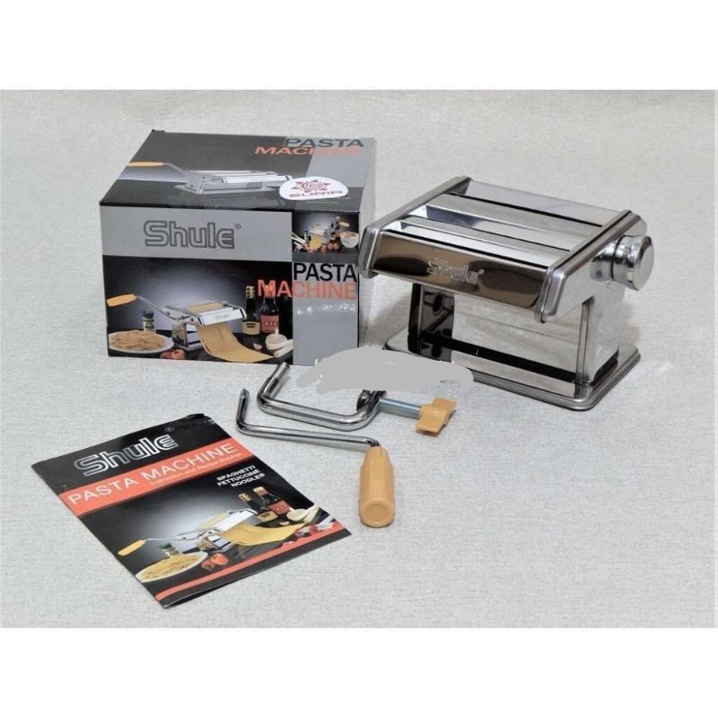 SHULE Premium Noodle Maker Machine in Stainless Steel Manual Use for Pasta Karipap Dumpling Mesin Pan Mee Kitchen Tools