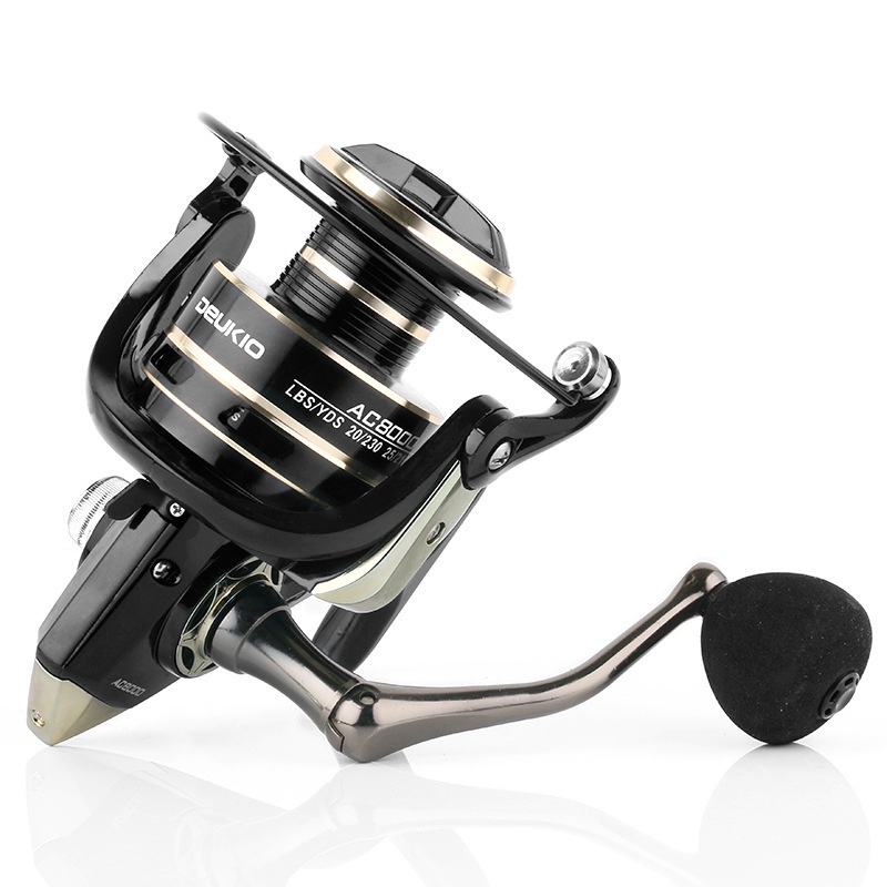 Quality Reliable DEUKIO fishing wheel Metal head line Luia pole reel all Must Durable - Image 4