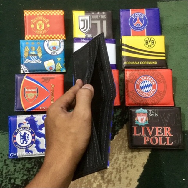 Fashion Casual <YZ>Wallet Teenagers Boys European Football club Motifs Wallet Children Eid Ball Daily Accessory - Image 2