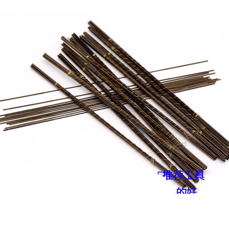 Reliable Multi 12pcs/set U-shaped Wire Saw Blade Jig Woodworking Metal Pull Jewelry Jade Cutting Proccess Essential Must - Image 2