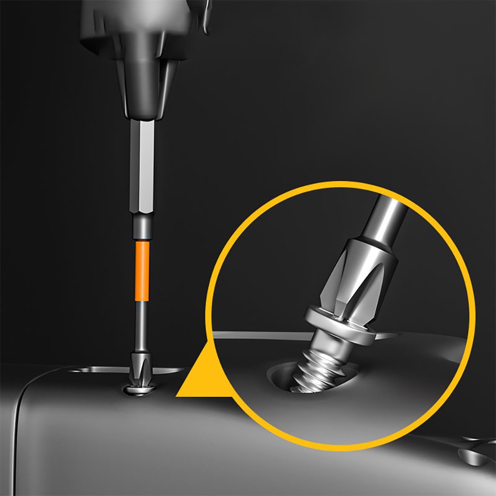 Duty Heavy BERT ｜Magnetic Screwdriver Bit Set S2 Alloy Steel Drill 1/4 inch Hex Shank Hrc58-62 Professional - Image 5