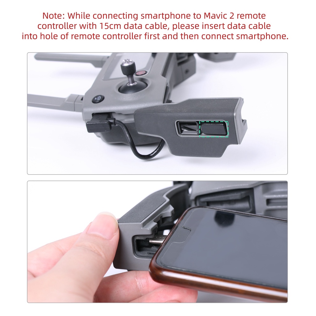 Quality Durable Micro-USB Lightning/TYPE-C/Micro-USB Data Cable Smartphone Tablet 15/30cm Line DJI MAVIC MINI/ SE/MAV... - Image 4