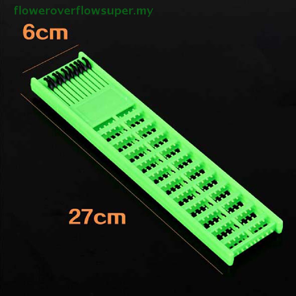 Premium Durable FSMY 1PC Fishing Rig Board Plastic Double Side Spring Hooks Storage Catch Holder HOT - Image 4