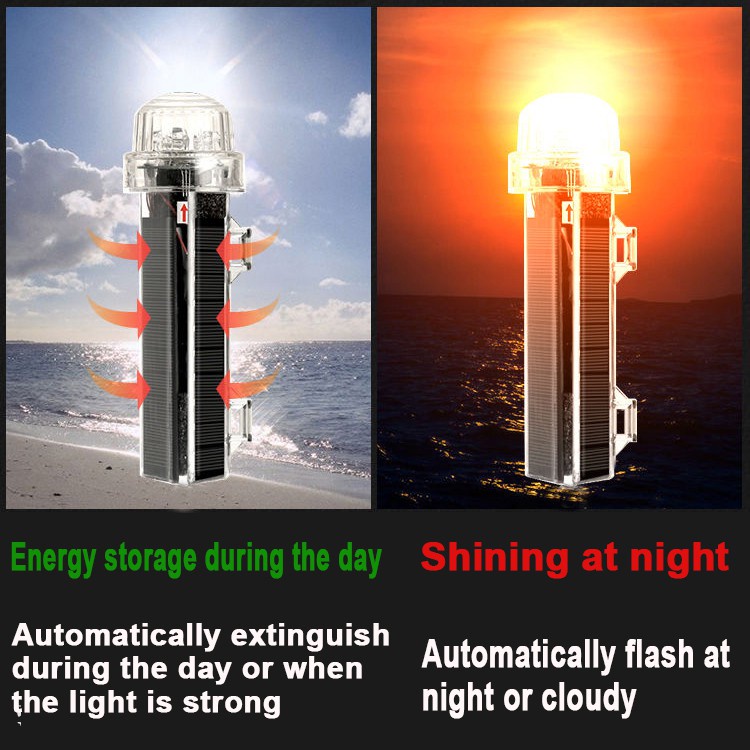 Premium Multi Lampu Solar penanda jaring pancing gillnet Mark signal light marine buoy water proof fishing signs Durable - Image 2