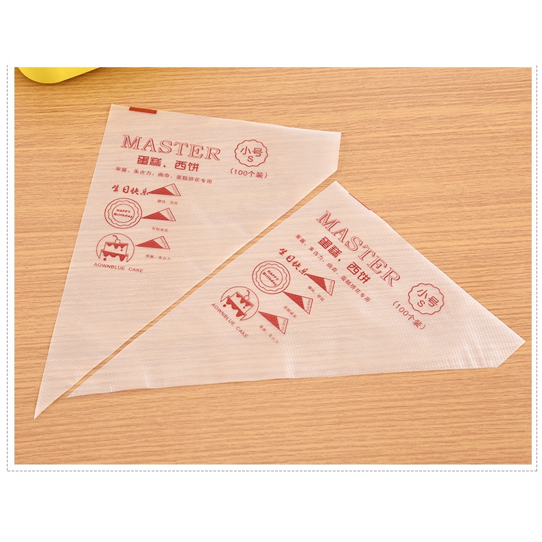 Prep Bakeware 100PCS Disposable Pastry Bag S/M/L Confectionery Bags Cake Cream Icing Fondant Decorating Kitchen Bakin... - Image 2