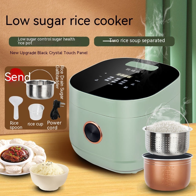 Rice Cooker Low Sugar One Pot Double Gallbladder 3L/5L Rice Cooker Smart Touch 3L Mini Rice Cooker Household Rice Soup Separation