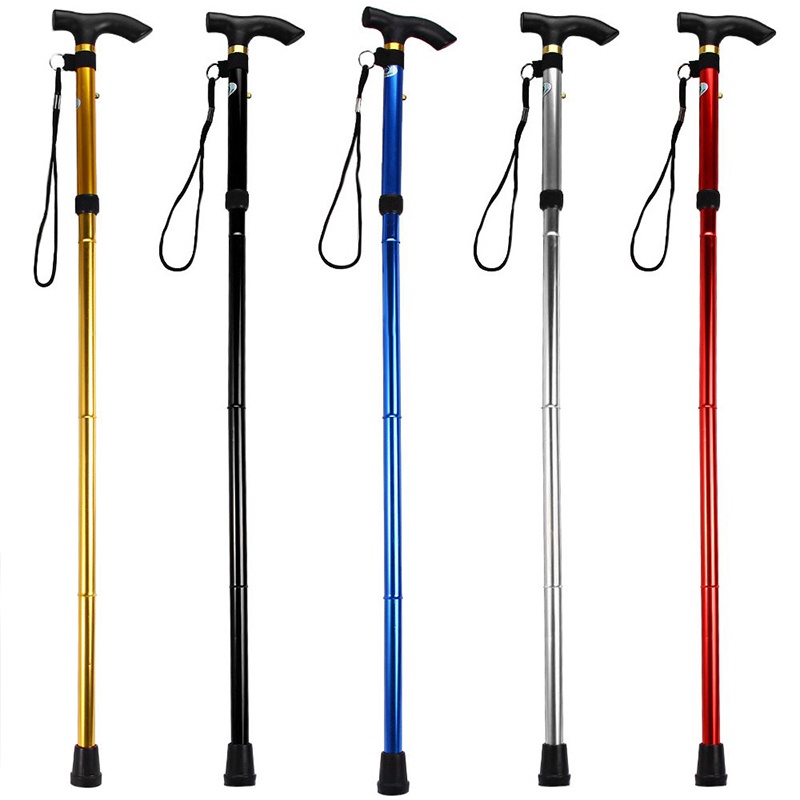 Must Versatile []Outdoor Ultralight Trekking Trail Pole Folding Four-Section Travel Hiking Stick Premium Durable - Image 2