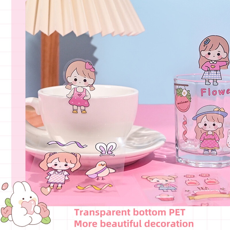 Multi Must READY!! 200pcs Happy Day Cute Stickers Box PVC Waterproof Sticker Notebook Planner Diar Course Tutorial Gu... - Image 4