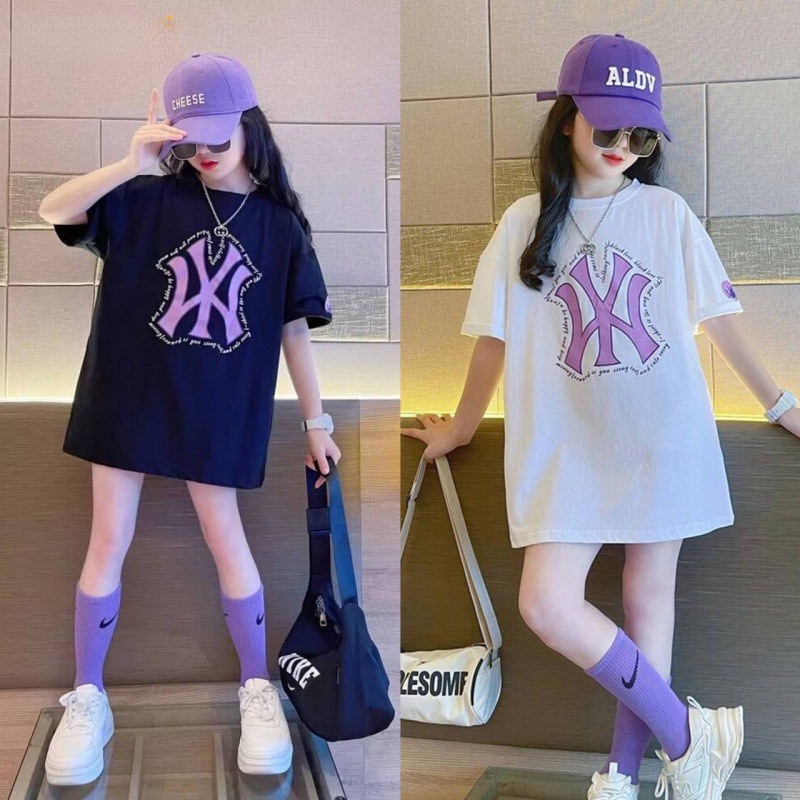 3-14Year Girl Dress Baju Budak Perempuan T Shirt Budak Perempuan Girl S Clothing Baju Anak Perempuan Korean Style Kids Tshirt Cotton Dresses Short Sleeve Soft Comfortable Spring Summer