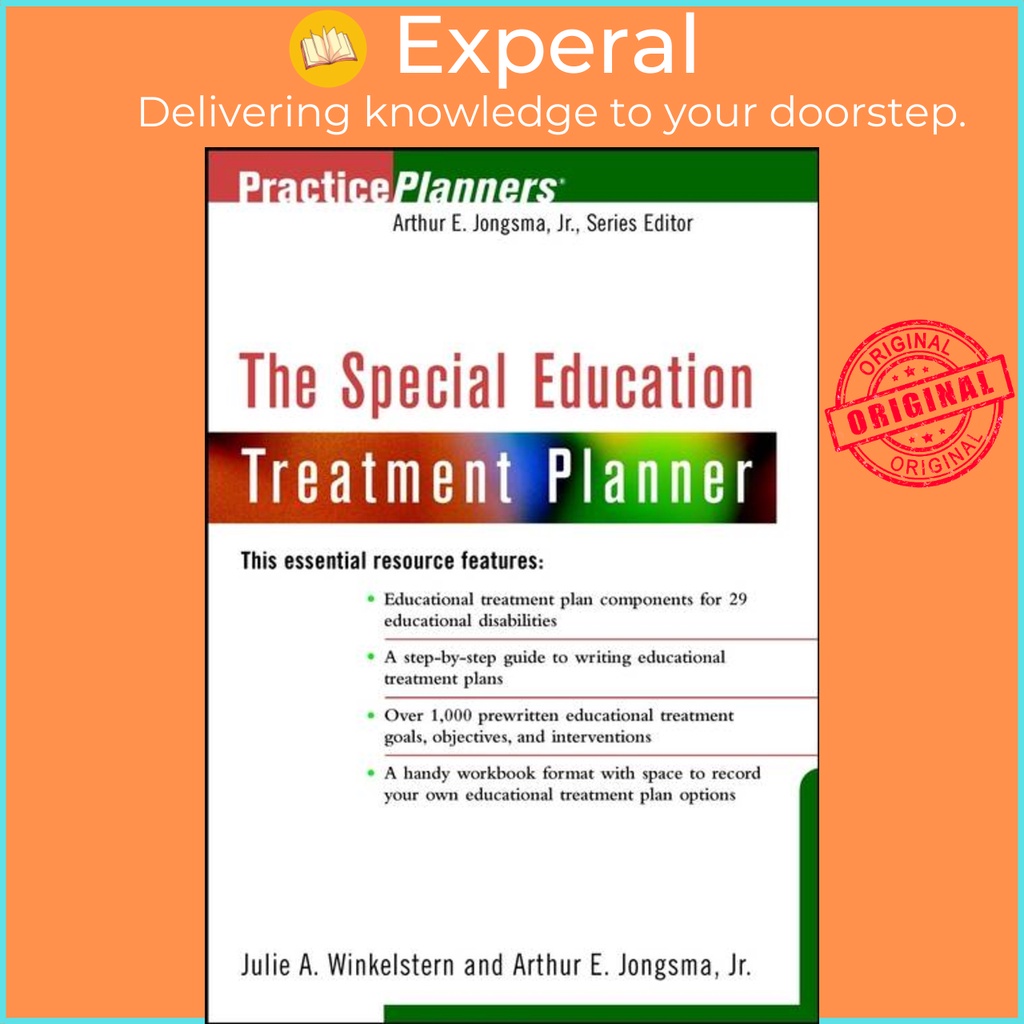 [English - 100% Original] - The Special Education Treatment Planner by Julie A. Winkelstern (US edition, paperback)