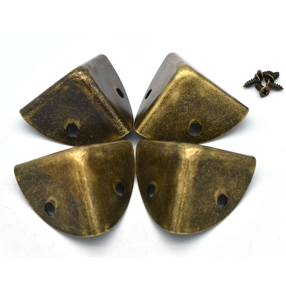 Purpose Have 35mm Gold Box Corner Protector Triangle Metal Decorative Edge Safety Guard clip Jewelry Corners Essential - Image 2