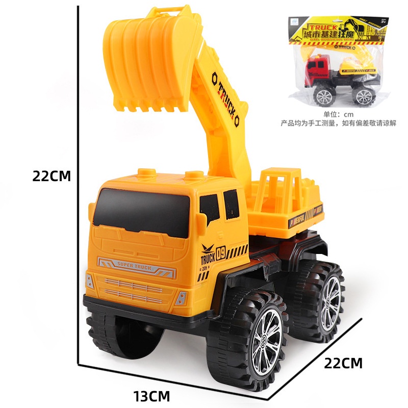 Premium Versatile VA Truck Toys Dump Bulldozer Excavator Crane Large Car Boys - Image 5