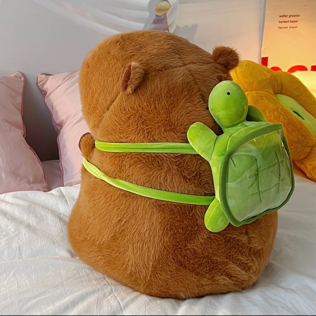 Durable Versatile 【现货】Little Red Book Same卡皮巴拉 水豚Style Capybara Plush Toy Doll Ugly Cute Children... - Image 2