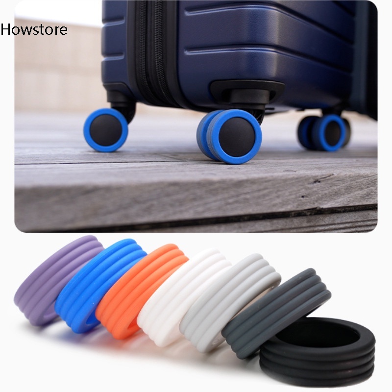 Protect your luggage wheels with our 8-piece set of travel protectors