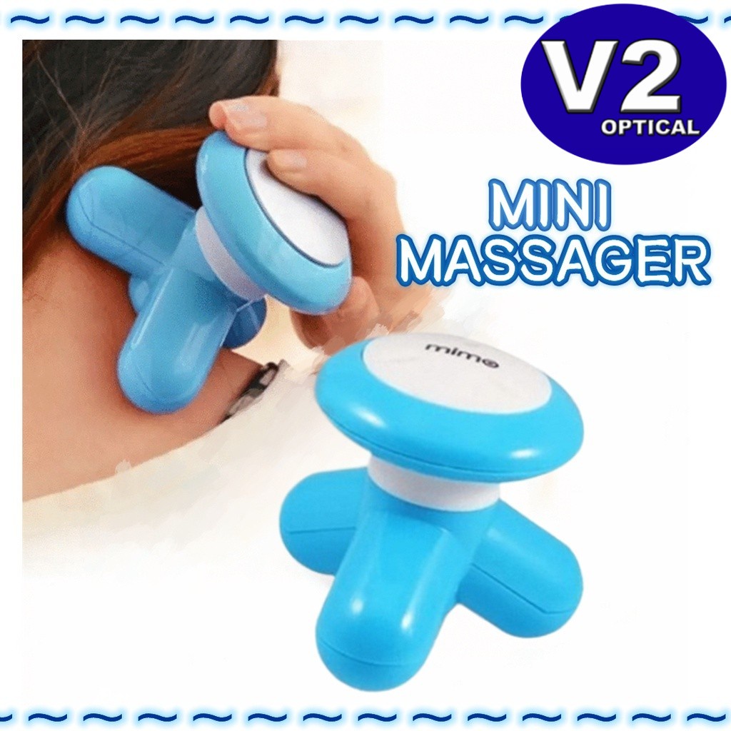 Mini Massager Electric Neck Head Hand Wave Vibrating Portable Massage USB Battery Triangle Body Relaxation Machine