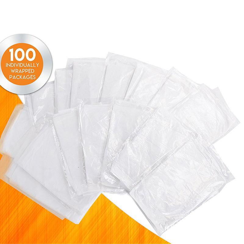 Essential Have S 100 Pcs Plastic Disposable PE Clear Aprons Cooking - Image 2