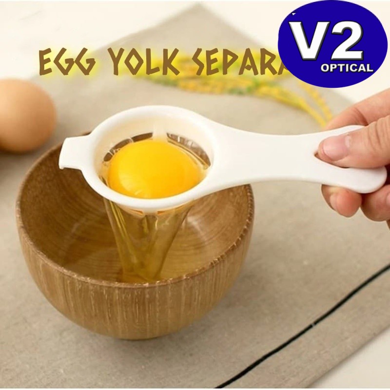 Kitchen Egg Yolk Separator Handle Spoon Shape Plastic Divider Filter Baking Cake Tool Kitchen Gadget Bakeware