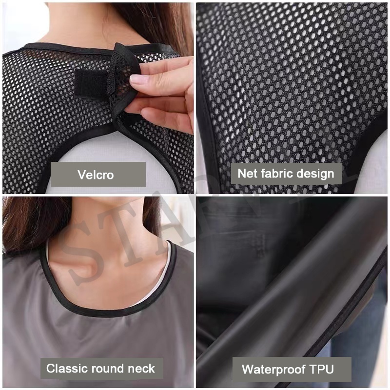 Pool Baking 「Ready Stock」New Upgraded Waterproof Oilproof Apron Kitchen Household Cooking Transparent Swimming - Image 4