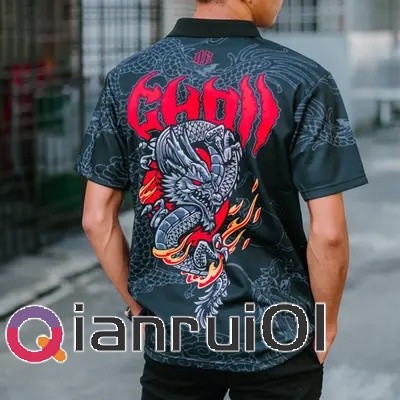 Reliable Purpose 2023 CHOII DRAGON EDITION V1 Thailand Viral Jersey Ootd Collar Blvckroseapparel Polo Shirt Sublimati... - Image 5