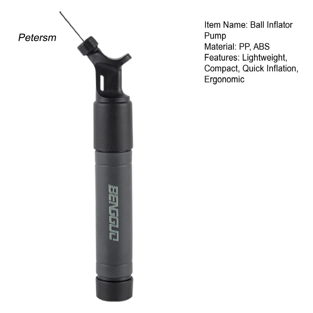 Durable Essential PP Football Inflator Pump Compact Size Lightweight Ergonomic Design Quick Inflation Simple Installa... - Image 5