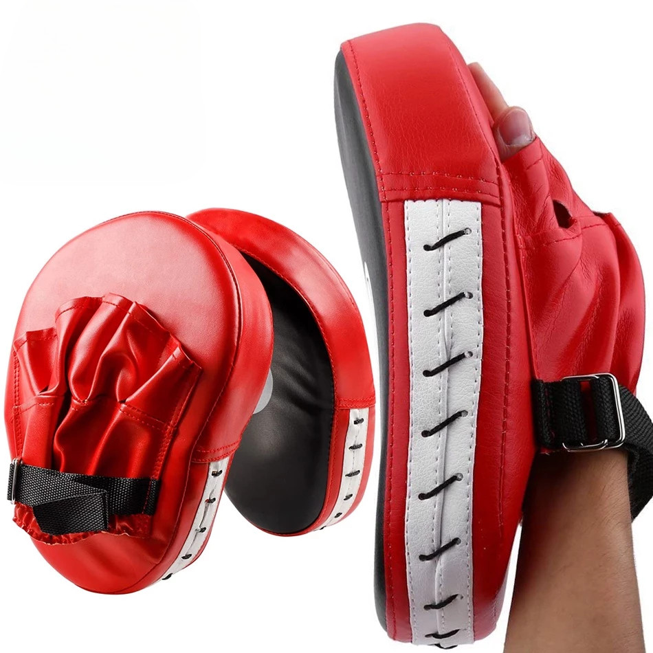 Kick Boxing Gloves Pad Punch Target Bag Men MMA PU Karate Muay Thai Free Fight Sanda Boxing Gear Training Adults Kids Equipment