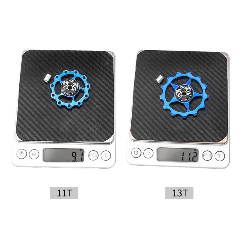 Multi Quality MUQZI Bike Rear Derailleur Jockey Wheel 11T 13T Pulley Guide Roller MTB Road Aluminum Alloy Idler Versa... - Image 5