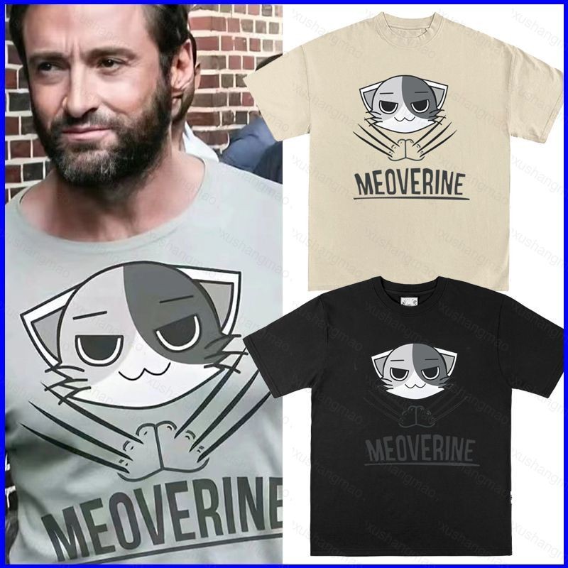 XU1 Marvel Deadpool Wolverine Hugh Jackman James Howlett / Logan film Cosplay cloth T-shirt Anime Short Sleeve Top 1XU